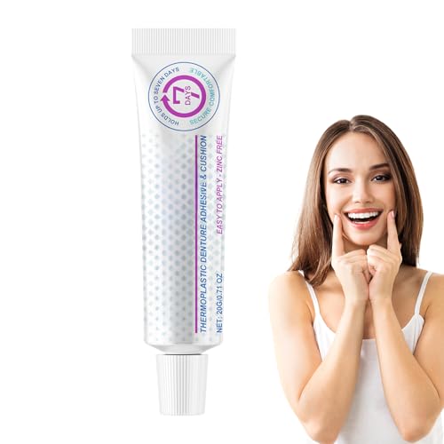 Zahnfleischkleber, Starke Hold -Prothese Fixativ, 20g Thermoplastische Zahnklebstoff, Falsche Zähne Silikon Kit Für Frauen Erwachsene Zähne Reparatur Zahnfleischkleber, Starke Hold -Prothese Fixativ, 20g Thermoplastische Zahnklebstoff, Falsche Zähne Silikon Kit Für Frauen Erwachsene Zähne Reparatur von Generisch