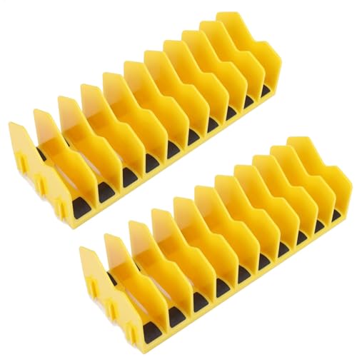 Zangenhalter Set,Halterung Für Zange Und Schraubenschlüssel Halterung Für 10 Zangen Und Schneider,Werkzeugkoffer Organizer,Mit Rutschfestem Gummiboden, Passend Für 7.6cm Hohe Schubladen,2 Stück von Generisch