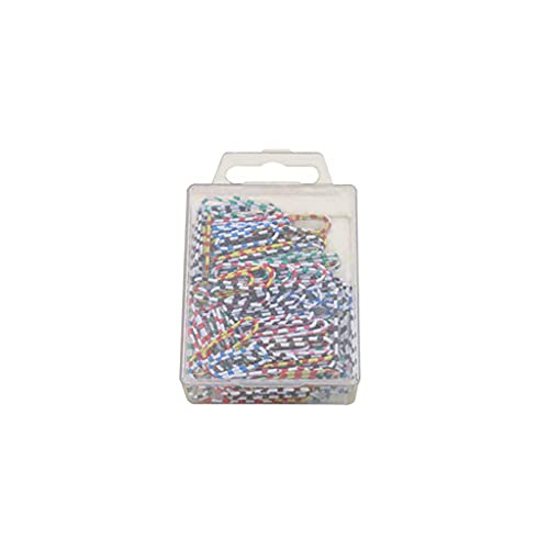 Zebra-Büroklammern, Vinylbeschichtet, Tropfenform, einfarbig, Papierhalter, 28 mm, Multifunktions-Bürowerkzeug für Akten, Papiere, Bürobedarf, zufällige Farbe, Modebuch, 100 Stück Zebra-Büroklammern, Vinylbeschichtet, Tropfenform, einfarbig, Papierhalter, 28 mm, Multifunktions-Bürowerkzeug für Akten, Papiere, Bürobedarf, zufällige Farbe, Modebuch, 100 Stück von Generisch