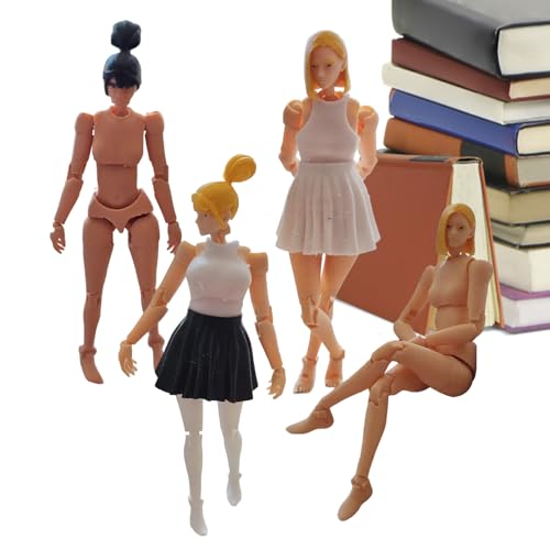 Zeichenfigurenmodell | Kunst-Zeichenmodell Menschlicher Körper | bewegliche weibliche menschliche Körperpuppe zum Malen Skizzieren Üben künstlerische Dekoration Rollenspiel von Generisch
