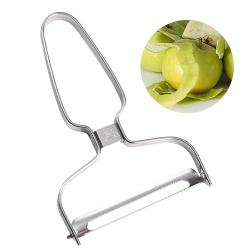 Ziehschäler Extra breiter Schäler – Edelstahlschäler mit ergonomischem Griff – Gemüseschäler für Äpfel, Gurken, Karotten u.v.m – Spülmaschinengeeignet Ziehschäler Extra breiter Schäler – Edelstahlschäler mit ergonomischem Griff – Gemüseschäler für Äpfel, Gurken, Karotten u.v.m – Spülmaschinengeeignet von Generisch