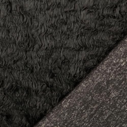 Zottel Stoff Meterware schwarz - Teddystoff, Fellstoff, Kostümstoff, Mantelstoff, Plüschstoff, Fellimitat, Eisbär, Tierfellimitat *ab 25 cm Zottel Stoff Meterware schwarz - Teddystoff, Fellstoff, Kostümstoff, Mantelstoff, Plüschstoff, Fellimitat, Eisbär, Tierfellimitat *ab 25 cm von Generisch