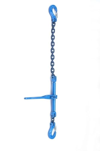 Zurrkettensystem GK10 einteilig, 4 Meter Kette, Ratschenspanner und Verkürzungshaken - 8 mm Zurrkettensystem GK10 einteilig, 4 Meter Kette, Ratschenspanner und Verkürzungshaken - 8 mm von Generisch