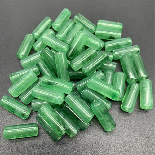 Zylinderförmige Acryl-Perlen, 20 x 8 mm, Schmuckherstellung, DIY, Charms, Ohrringe, Anhänger, Armband, Halskette, 1,5 mm Loch, 15 Stück Zylinderförmige Acryl-Perlen, 20 x 8 mm, Schmuckherstellung, DIY, Charms, Ohrringe, Anhänger, Armband, Halskette, 1,5 mm Loch, 15 Stück von Generisch