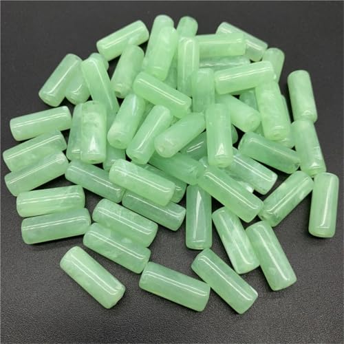 Zylinderförmige Acryl-Perlen, 20 x 8 mm, Schmuckherstellung, DIY, Charms, Ohrringe, Anhänger, Armband, Halskette, 1,5 mm Loch, 15 Stück Zylinderförmige Acryl-Perlen, 20 x 8 mm, Schmuckherstellung, DIY, Charms, Ohrringe, Anhänger, Armband, Halskette, 1,5 mm Loch, 15 Stück von Generisch
