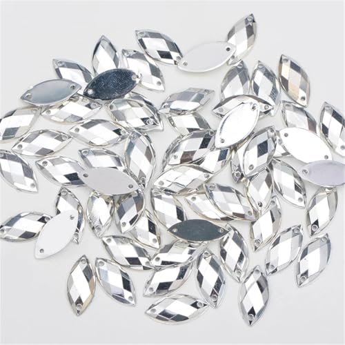 Zylinderförmige Acryl-Perlen für Schmuckherstellung, DIY, Charms, Ohrringe, Anhänger, Armband, Halskette, 1,5 mm Loch, 20 x 8 mm, 15 Stück von Generisch