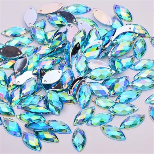 Zylinderförmige Acryl-Perlen für Schmuckherstellung, DIY, Charms, Ohrringe, Anhänger, Armband, Halskette, 1,5 mm Loch, 20 x 8 mm, 15 Stück von Generisch