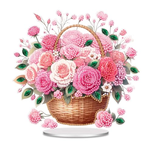 diamond painting Rosen, Valentinstag diamond painting tischdeko, 5D Diamond Painting Aufsteller, Diamant malerei Esstisch Dekorations Kunst set, Desktop Dekoration für Familie Deko-Blumen diamond painting Rosen, Valentinstag diamond painting tischdeko, 5D Diamond Painting Aufsteller, Diamant malerei Esstisch Dekorations Kunst set, Desktop Dekoration für Familie Deko-Blumen von Generisch
