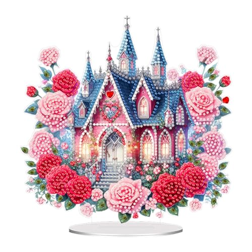 diamond painting Rosen, Valentinstag diamond painting tischdeko,Diamond Painting Aufsteller, Diamant malerei Esstisch Dekorations Kunst set, Desktop Dekoration für Familie Deko-Blumenschloss diamond painting Rosen, Valentinstag diamond painting tischdeko,Diamond Painting Aufsteller, Diamant malerei Esstisch Dekorations Kunst set, Desktop Dekoration für Familie Deko-Blumenschloss von Generisch