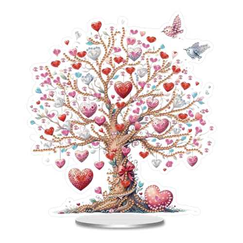 diamond painting Rosen,Valentinstag diamond painting tischdeko,5D Diamond Painting Aufsteller, Diamant malerei Esstisch Dekorations Kunst set, Desktop Dekoration für Familie Deko-Liebes baum diamond painting Rosen,Valentinstag diamond painting tischdeko,5D Diamond Painting Aufsteller, Diamant malerei Esstisch Dekorations Kunst set, Desktop Dekoration für Familie Deko-Liebes baum von Generisch