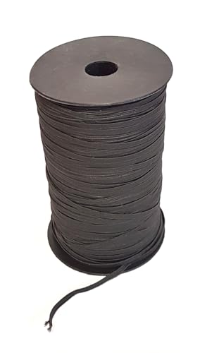 dyck24 3 mm x 5 m Schwarz Flachgummiband Gummiseil,Hochwertig Gummiband Gummizug Rund Hochelastisch Elastisch für Zelt Rucksack Schaukeln Wäscheleinen Camping Schnürsenkel Stoffe Armbänder Halsketten dyck24 3 mm x 5 m Schwarz Flachgummiband Gummiseil,Hochwertig Gummiband Gummizug Rund Hochelastisch Elastisch für Zelt Rucksack Schaukeln Wäscheleinen Camping Schnürsenkel Stoffe Armbänder Halsketten von Generisch