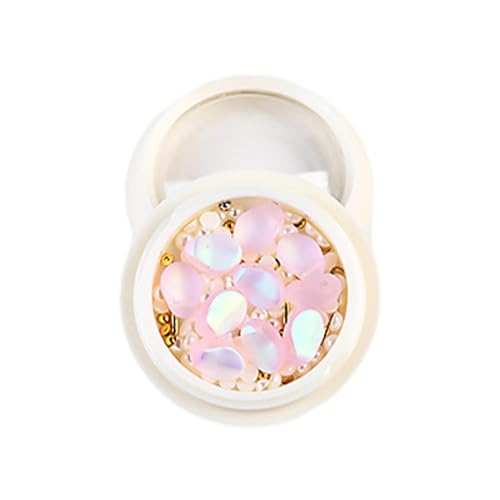 naiil Art Gems - Naiil Art Strasssteine, Nagel-Kristallsteine-Set, Kristall-Edelsteine, Nageljuwelen, Edelsteine für Nägel, schicke Nageldiamanten, Nagelkristalle, Nagelkristallverzierungen, für von Generisch