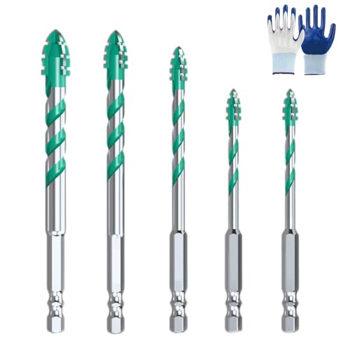sägezahnbohrer Set mit 4 Schneiden | vierschneidiger Exzenterbohrer für Fliesen, Keramik, Holz, Kunststoff | sägezahnung Bohrersets, nicht für Metall, präzise & langlebig (Grün – 6 / 8 / 10 / 12 mm) sägezahnbohrer Set mit 4 Schneiden | vierschneidiger Exzenterbohrer für Fliesen, Keramik, Holz, Kunststoff | sägezahnung Bohrersets, nicht für Metall, präzise & langlebig (Grün – 6 / 8 / 10 / 12 mm) von Generisch