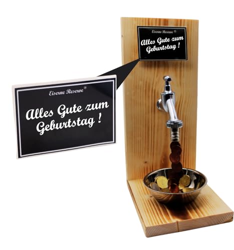 Alles Gute zum Geburtstag - Eiserne Reserve - Geldhahn - Geld Geschenk - Geschenk zum - lustige witzige Geld Geschenk zum Geld verschenken verpacken - Geld verschenken Alles Gute zum Geburtstag - Eiserne Reserve - Geldhahn - Geld Geschenk - Geschenk zum - lustige witzige Geld Geschenk zum Geld verschenken verpacken - Geld verschenken von Genial-Anders
