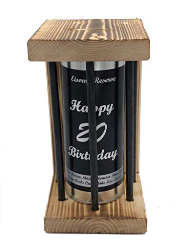 Happy Birthday 20 - Geburtstag Geschenke - Eiserne Reserve Black Edition Spardose lustige Sparbüchse - Geschenkidee Geldgeschenk Sparbüchse Geschenk Happy Birthday 20 - Geburtstag Geschenke - Eiserne Reserve Black Edition Spardose lustige Sparbüchse - Geschenkidee Geldgeschenk Sparbüchse Geschenk von Genial-Anders