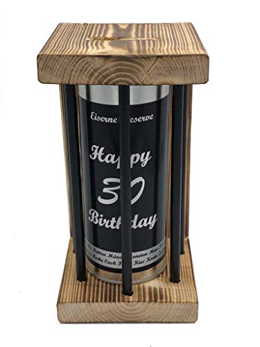 Happy Birthday 30 - Geburtstag Geschenke - Eiserne Reserve Black Edition Spardose lustige Sparbüchse - Geschenkidee Geldgeschenk Sparbüchse Geschenk Happy Birthday 30 - Geburtstag Geschenke - Eiserne Reserve Black Edition Spardose lustige Sparbüchse - Geschenkidee Geldgeschenk Sparbüchse Geschenk von Genial-Anders