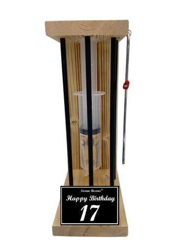 Originelle lustige Geldgeschenke zum 17. Geburtstag Geschenkideen für Männer Frauen - Eiserne Reserve Spritze - Geschenke verpacken Text s/w Happy Birthday 17 Originelle lustige Geldgeschenke zum 17. Geburtstag Geschenkideen für Männer Frauen - Eiserne Reserve Spritze - Geschenke verpacken Text s/w Happy Birthday 17 von Genial-Anders