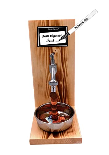 Personalisierte Geschenke Geld für Männer Frauen originelle lustige Geschenkidee mit Namen personalisierbar - Eiserne Reserve Geldhahn - Papa Mama Geburtstag Hochzeit mit Stift von Genial-Anders