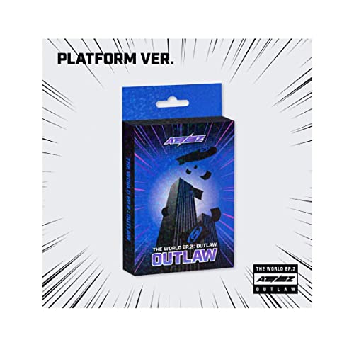 ATEEZ - THE WORLD EP.2 : OUTLAW [PLATFORM VER.] Album+Folded Poster (8 ver. SET/CD Only, No Poster) von Genie Music