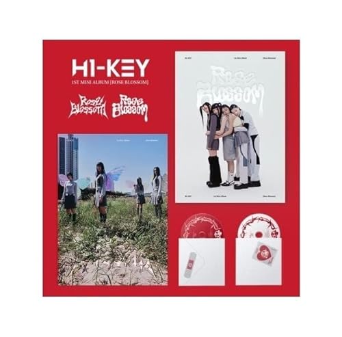 H1-KEY - ROSE BLOSSOM (1st Mini Album) (A+B ver. SET) von Genie Music