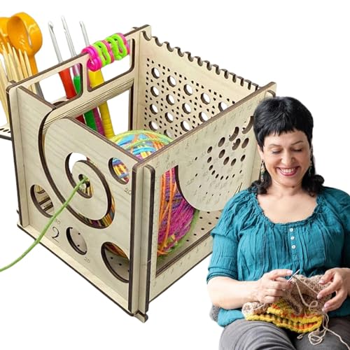 All-in-One-Garnschale Aus | Strickschale Multifunktionale Garnschale | Garn Aufbewahrung Organizer | Stricktasche Garnaufbewahrung Strickerinnen Geschenk Für Häkelliebhaber All-in-One-Garnschale Aus | Strickschale Multifunktionale Garnschale | Garn Aufbewahrung Organizer | Stricktasche Garnaufbewahrung Strickerinnen Geschenk Für Häkelliebhaber von Genikeer