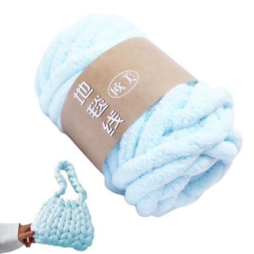Deckengarn zum Häkeln - Fuzzy Chenille dickes Garn,Wollknäuel zum Basteln, weiches Garn Häkeln, flauschiges Polyestergarn für Hüte, Schuhe, Handschuhe Deckengarn zum Häkeln - Fuzzy Chenille dickes Garn,Wollknäuel zum Basteln, weiches Garn Häkeln, flauschiges Polyestergarn für Hüte, Schuhe, Handschuhe von Genikeer