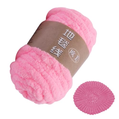 Deckengarn zum Häkeln - Fuzzy Chenille dickes Garn - Weiche Polyester-Wollknäuel zum Basteln, vielseitig einsetzbar für Decken, Schals, Mützen, Schuhe, Handschuhe Deckengarn zum Häkeln - Fuzzy Chenille dickes Garn - Weiche Polyester-Wollknäuel zum Basteln, vielseitig einsetzbar für Decken, Schals, Mützen, Schuhe, Handschuhe von Genikeer