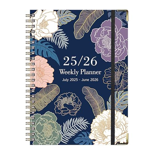 Genikeer Ringbuch | Spiralblock - A5 Ästhetisches Dickes Planer Und Tagebuch Mit Blumenmuster Für Juli 2025 Bis Juni 2026 Notizblock Für Arbeitsplatz Skizzieren Bullet Journaling Feldnotizen Genikeer Ringbuch | Spiralblock - A5 Ästhetisches Dickes Planer Und Tagebuch Mit Blumenmuster Für Juli 2025 Bis Juni 2026 Notizblock Für Arbeitsplatz Skizzieren Bullet Journaling Feldnotizen von Genikeer