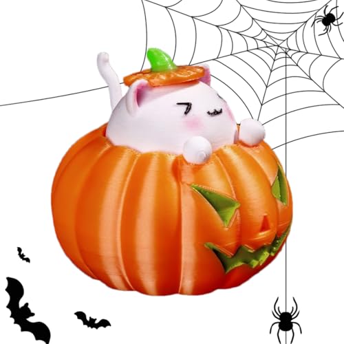 Kürbis Stressball,Halloween Spielzeug Zum Drücken | Katzen Deko Aus Harz Für Schulpreise Kinder Geschenkbeutel Belohnungen Karneval Kürbis Stressball,Halloween Spielzeug Zum Drücken | Katzen Deko Aus Harz Für Schulpreise Kinder Geschenkbeutel Belohnungen Karneval von Genikeer