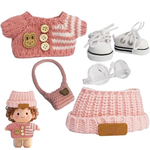 Puppen Accessoires - Puppenzubehör Set | Modekleidung Halskette Schuhe Brille Für Kreatives Rollenspiel Kinder Geburtstagsgeschenk Puppen Accessoires - Puppenzubehör Set | Modekleidung Halskette Schuhe Brille Für Kreatives Rollenspiel Kinder Geburtstagsgeschenk von Genikeer