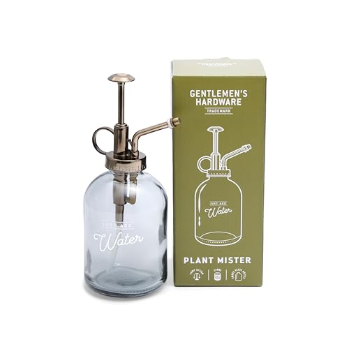 Gentlemen's Hardware Pflanzenspritze aus Rauchglas, Vintage-Stil, mit Pumpe, 350 ml, einfach Wasser hinzufügen Gentlemen's Hardware Pflanzenspritze aus Rauchglas, Vintage-Stil, mit Pumpe, 350 ml, einfach Wasser hinzufügen von Gentlemen's Hardware