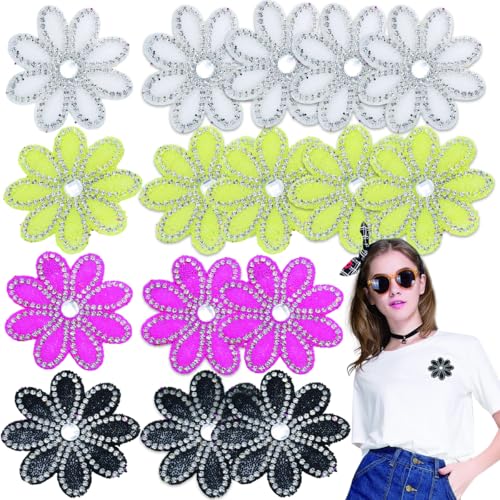 20 Stück Perlen Blumen Applikation Patch bestickt Abzeichen Aufbügler Aufnäher Strass DIY dekorative Applikation Patches für Kleid Jeans Jacken Handtasche Kleidung 20 Stück Perlen Blumen Applikation Patch bestickt Abzeichen Aufbügler Aufnäher Strass DIY dekorative Applikation Patches für Kleid Jeans Jacken Handtasche Kleidung von GeoGeoDIY