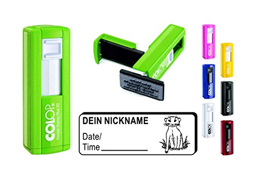 Geocachingstempel « ERDMÄNNCHEN guckt aus LOCH » mit persönlichen Cachername/Nickname Name - rechteckiger Stempel Geocaching Pocketstempel für Logbuch Geocachingstempel « ERDMÄNNCHEN guckt aus LOCH » mit persönlichen Cachername/Nickname Name - rechteckiger Stempel Geocaching Pocketstempel für Logbuch von Geocaching Stempel