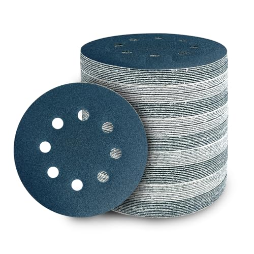 100 Stück Schleifpapier 125mm Klett, Körnung 120 Schleifscheiben Rund 8 Loch für Exzenterschleifer 100 Stück Schleifpapier 125mm Klett, Körnung 120 Schleifscheiben Rund 8 Loch für Exzenterschleifer von Geogieew