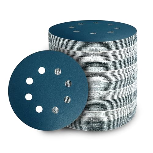 100 Stück Schleifpapier 125mm Klett, Körnung 320 Schleifscheiben Rund 8 Loch für Exzenterschleifer 100 Stück Schleifpapier 125mm Klett, Körnung 320 Schleifscheiben Rund 8 Loch für Exzenterschleifer von Geogieew