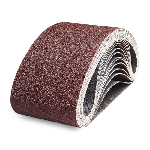 15 Stück Schleifbänder 100 x 610mm, Schleifband Set je 3 x Korn 80/120/150/240/320 für Bandschleifer Stationär 15 Stück Schleifbänder 100 x 610mm, Schleifband Set je 3 x Korn 80/120/150/240/320 für Bandschleifer Stationär von Geogieew