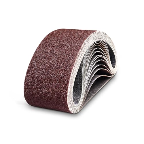 15 Stück Schleifbänder 75 x 457mm, Schleifband Set je 3 x Korn 80/120/150/240/320 für Bandschleifer Stationär 15 Stück Schleifbänder 75 x 457mm, Schleifband Set je 3 x Korn 80/120/150/240/320 für Bandschleifer Stationär von Geogieew