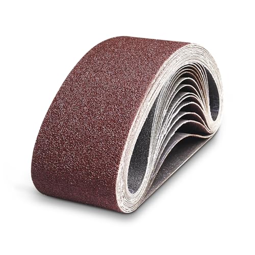 15 Stück Schleifbänder 75 x 533mm, Schleifband Set je 3 x Korn 80/120/150/240/320 für Bandschleifer Stationär 15 Stück Schleifbänder 75 x 533mm, Schleifband Set je 3 x Korn 80/120/150/240/320 für Bandschleifer Stationär von Geogieew
