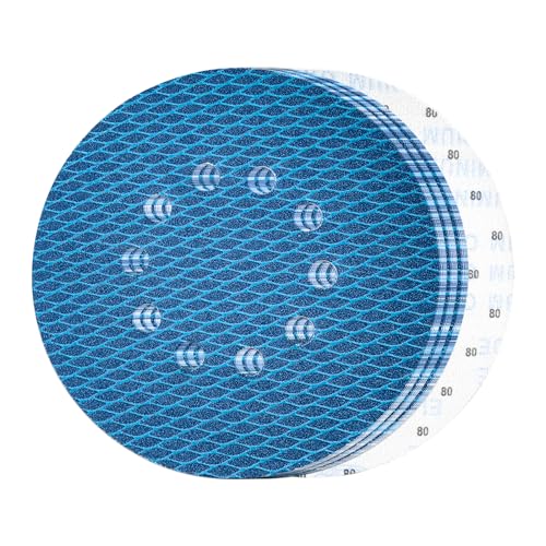GEOGIEEW 15Stk 225mm Klett Schleifpapier, Exzenter Schleifscheiben 100 Grit, 10 Loch Anti-Clog Up Designfür Exzenterschleifer & Schwingschleifer GEOGIEEW 15Stk 225mm Klett Schleifpapier, Exzenter Schleifscheiben 100 Grit, 10 Loch Anti-Clog Up Designfür Exzenterschleifer & Schwingschleifer von Geogieew