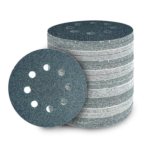80 Stück Schleifpapier 125mm Klett, Körnung 40 Schleifscheiben Rund 8 Loch für Exzenterschleifer 80 Stück Schleifpapier 125mm Klett, Körnung 40 Schleifscheiben Rund 8 Loch für Exzenterschleifer von Geogieew