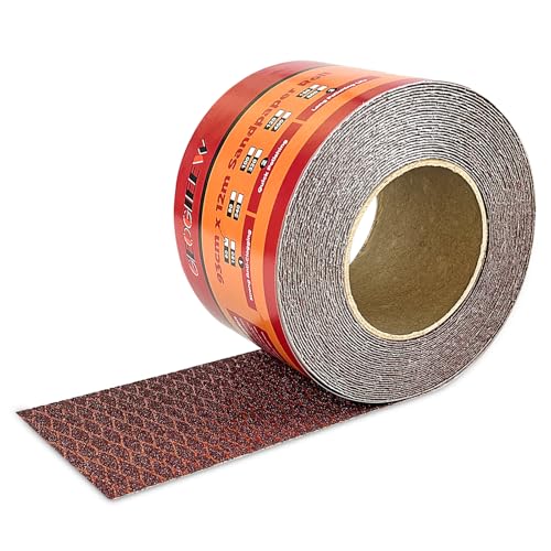 GEOGIEEW Schleifpapier Rolle Set, Diamant Form Sandpapier, 93 mm x 10 m | Grit 80 | Schleifblöcke für Holzbearbeitung, Metall, Kunststoff, Automotive GEOGIEEW Schleifpapier Rolle Set, Diamant Form Sandpapier, 93 mm x 10 m | Grit 80 | Schleifblöcke für Holzbearbeitung, Metall, Kunststoff, Automotive von Geogieew