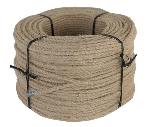 Seil aus Jute - Juteseil - 3 litzig - Ø 6mm - aus 100% Jute, unbehandelt 220 Meter Seil aus Jute - Juteseil - 3 litzig - Ø 6mm - aus 100% Jute, unbehandelt 220 Meter von Gepotex