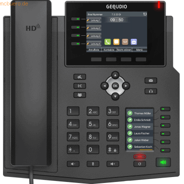Gequdio IP-Telefon GX5+ mit Netzteil und WLAN-Stick - Fritz!Box, Telek von Gequdio