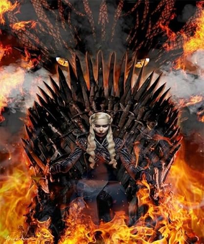 GerRit DIY 5d Diamond Malerei Kits für Erwachsene Kinder,Game of Thrones, Vollrunde Diamond Stickkits Cross -Stitch Kristall Strassbilder Kunsthandwerk Home Wall Decoration-30x40cm GerRit DIY 5d Diamond Malerei Kits für Erwachsene Kinder,Game of Thrones, Vollrunde Diamond Stickkits Cross -Stitch Kristall Strassbilder Kunsthandwerk Home Wall Decoration-30x40cm von GerRit