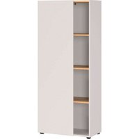 GERMANIA Aktenschrank Adrano, 2233-605 kaschmir, navarra-eiche 3 Fachböden 61,0 x 34,0 x 145,0 cm von Germania