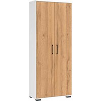 GERMANIA Aktenschrank Profi 3.0, 4250-559 weiß, grandson-eiche 4 Fachböden 80,0 x 40,0 x 200,0 cm GERMANIA Aktenschrank Profi 3.0, 4250-559 weiß, grandson-eiche 4 Fachböden 80,0 x 40,0 x 200,0 cm von Germania