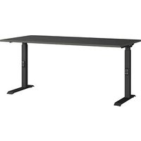 GERMANIA Bedano höhenverstellbarer Schreibtisch grafit rechteckig, C-Fuß-Gestell schwarz 160,0 x 80,0 cm GERMANIA Bedano höhenverstellbarer Schreibtisch grafit rechteckig, C-Fuß-Gestell schwarz 160,0 x 80,0 cm von Germania