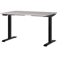 GERMANIA Bedano höhenverstellbarer Schreibtisch kaschmir rechteckig, T-Fuß-Gestell schwarz 120,0 x 80,0 cm GERMANIA Bedano höhenverstellbarer Schreibtisch kaschmir rechteckig, T-Fuß-Gestell schwarz 120,0 x 80,0 cm von Germania