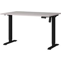 GERMANIA Boras höhenverstellbarer Schreibtisch kaschmir rechteckig, C-Fuß-Gestell schwarz 120,0 x 80,0 cm GERMANIA Boras höhenverstellbarer Schreibtisch kaschmir rechteckig, C-Fuß-Gestell schwarz 120,0 x 80,0 cm von Germania
