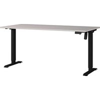 GERMANIA Boras höhenverstellbarer Schreibtisch kaschmir rechteckig, C-Fuß-Gestell schwarz 160,0 x 80,0 cm GERMANIA Boras höhenverstellbarer Schreibtisch kaschmir rechteckig, C-Fuß-Gestell schwarz 160,0 x 80,0 cm von Germania